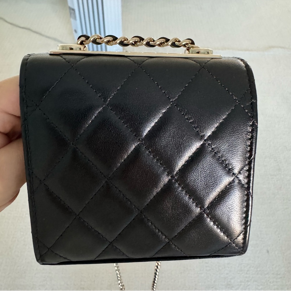Chanel Mini Trendy CC Bag in Black Gold - Picture 12 of 16